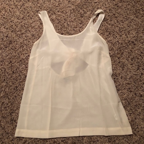 Madewell Tops - Madewell silk tank with tie back